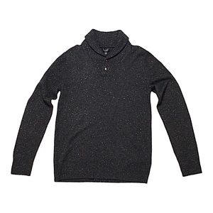 J. Crew Men’s Rugged Merino Wool Blend Shawl Collar Sweater Size Small